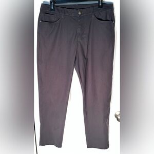 Lululemon 34 ABC Slim Fit Black Pants 30"